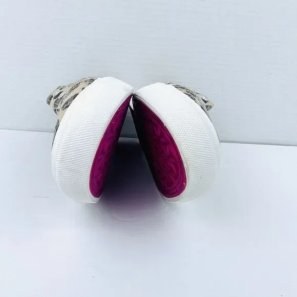 Corkys Womens SZ 8 Babalu Animal Print Slip On Canvas Sneakers Shoes Laceless - Picture 14 of 14